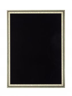4" x 6" Black Plate for a 6" x 8" Plaque
